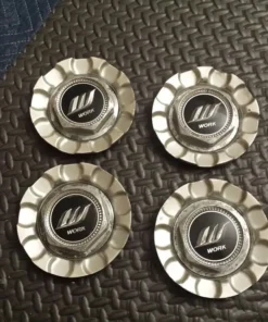 Work VSMX Silver Center Caps